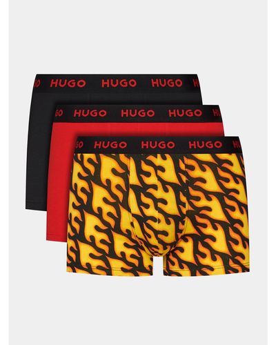 HUGO 3Er-Set Boxershorts 50480170 - Orange