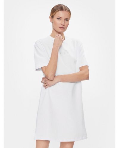 Armani Exchange Kleid Für Den Alltag 3Dya89 Yjfhz 1000 Weiß Regular Fit