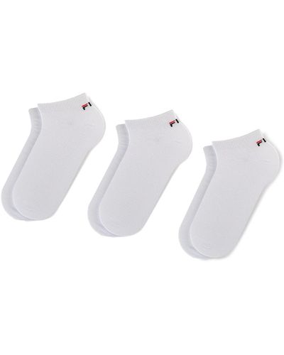 Fila 3Er-Set Niedrige -Socken Calza F9100 Weiß