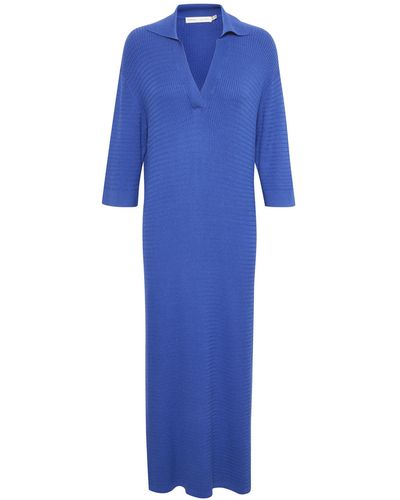 Inwear Kleid Für Den Alltag Imimiiw 30108487 Relaxed Fit - Blau