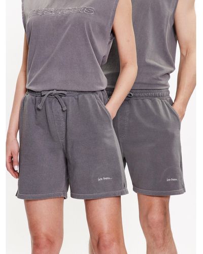 iets frans... Sportshorts If Washed 74794736 Loose Fit - Grau
