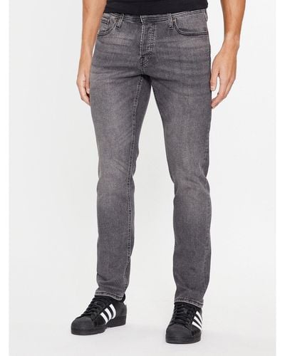 Jack & Jones Jeans 12243599 Slim Fit - Grau