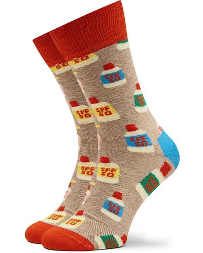Happy Socks Hohe -Socken Spf01-3300 - Blau
