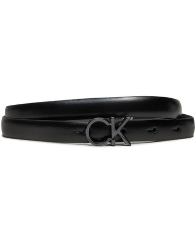 Calvin Klein Damengürtel Ck Thin Belt 1.5Cm K60K612360 - Schwarz