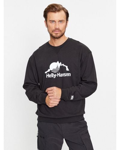 Helly Hansen Sweatshirt Yu Crew Sweater 2.0 53891 Regular Fit - Schwarz