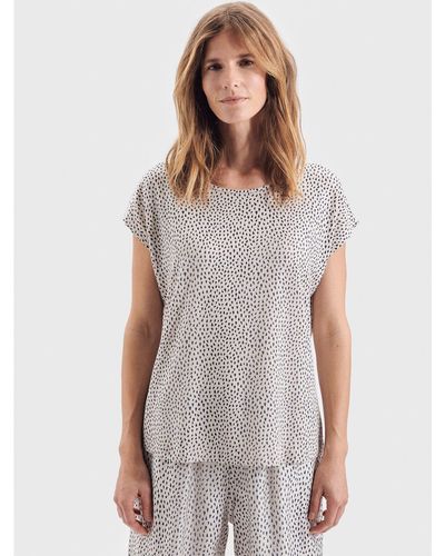 Seidensticker Pyjama-T-Shirt 12.520653 Relaxed Fit - Grau