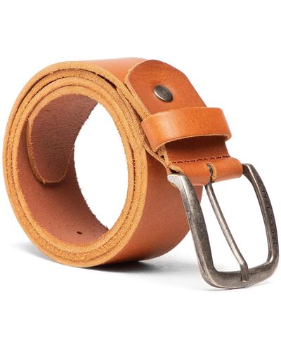 Jack & Jones Herrengürtel Jackpaul Leather Belt 12111286 Mocha Bisque - Orange