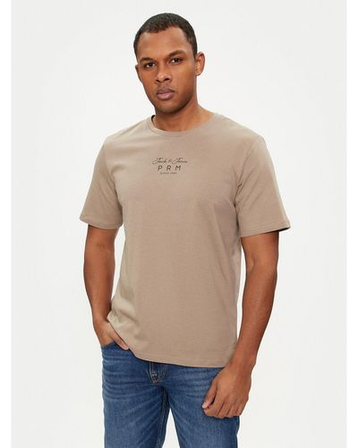 Jack & Jones T-Shirt 12251315 Regular Fit - Natur