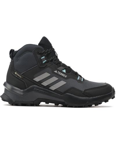 adidas Trekkingschuhe Terrex Ax4 Mid Gore-Tex Hiking Shoes Hq1049 - Schwarz