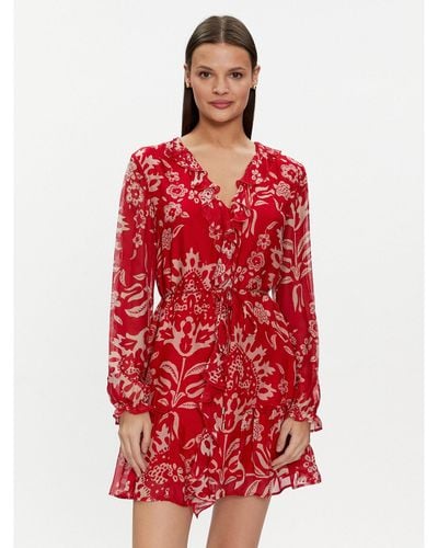 Liu Jo Kleid Für Den Alltag Ma4261 T2559 Regular Fit - Rot
