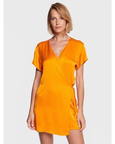 American Vintage Kleid Für Den Alltag Widland Wid14Ie23 Regular Fit - Orange