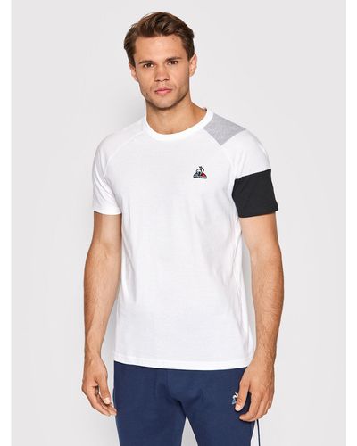 Le Coq Sportif T-Shirt 2210565 Weiß Regular Fit