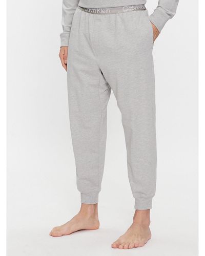 Calvin Klein Pyjamahose 000Nm2175E Relaxed Fit - Grau
