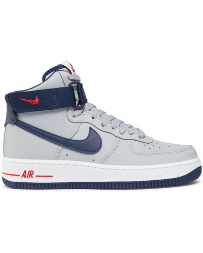 Nike Sneakers Air Force 1 Hi Qs Dz7338 001 - Blau