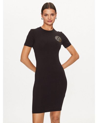 Versace Kleid Für Den Alltag Vembl 75Haot06 Slim Fit - Schwarz