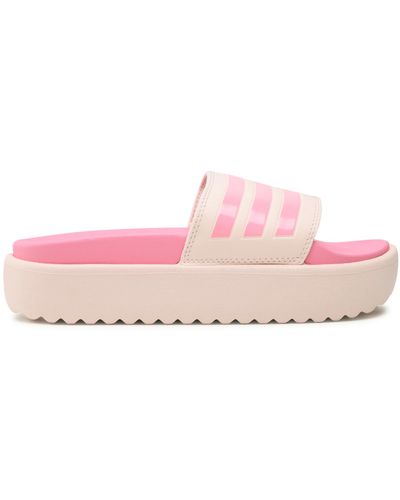 adidas Pantoletten Adilette Platform Slides Hp9409 - Pink
