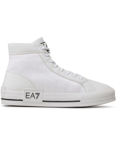 EA7 Sneakers Aus Stoff X8Z037 Xk294 D611 Weiß