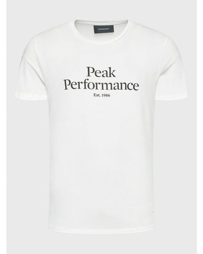 Peak Performance T-Shirt Original G77692360 Weiß Slim Fit