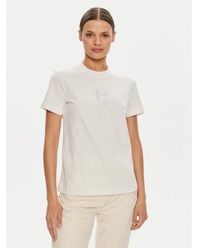 Calvin Klein T-Shirt Diffused J20J223908 Regular Fit - Weiß