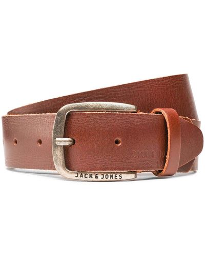 Jack & Jones Herrengürtel Jackpaul Leather Belt 12111286 - Braun