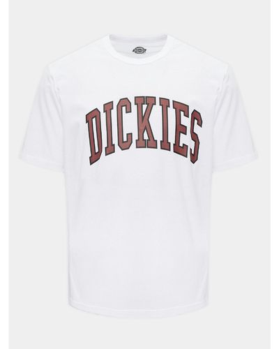 Dickies T-Shirt Aitkin Dk0A4X9F Weiß Regular Fit