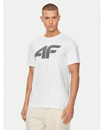 4F T-Shirt Wss24Ttshm1155 Weiß Regular Fit