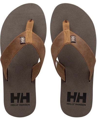 Helly Hansen Zehentrenner Seasand 2 Leather Sandals 11955 - Braun