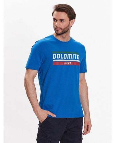 Dolomite T-Shirt 289177-700 Regular Fit - Blau