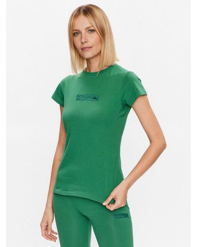 Ellesse T-Shirt Crolo Sgr17898 Grün Regular Fit