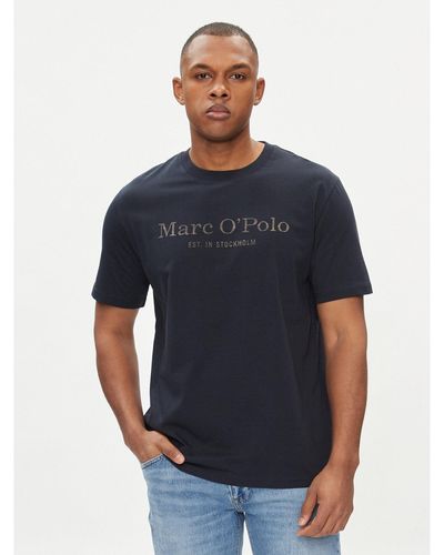 Marc O' Polo 2Er-Set T-Shirts 421 2058 09104 Regular Fit - Blau