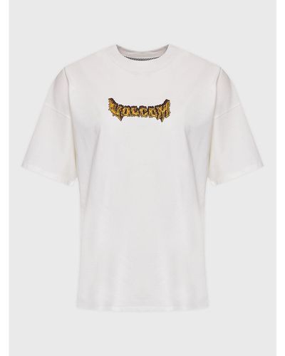 Volcom T-Shirt Voltrip B3512312 Weiß Regular Fit