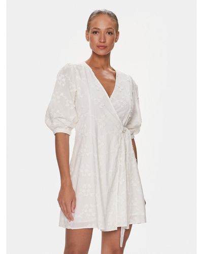 SELECTED Kleid 16089220 Weiß Regular Fit