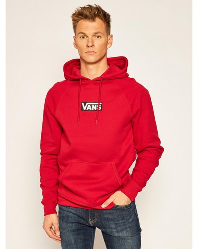 Vans Sweatshirt Versa Standard Vn0A49Sn Regular Fit - Rot