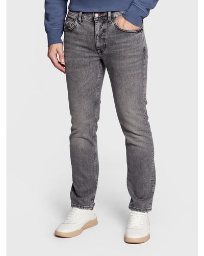 Tommy Hilfiger Jeans Denton Mw0Mw29600 Straight Fit - Grau
