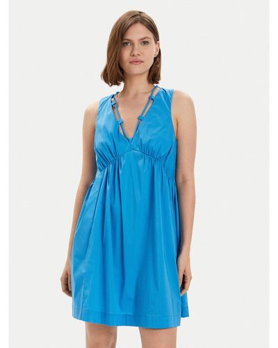 Pinko Kleid Für Den Alltag Avengers 103418 A1Tx Regular Fit - Blau