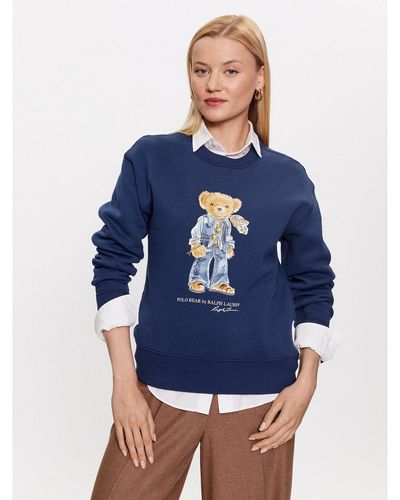 Polo Ralph Lauren Sweatshirt 211905672001 Regular Fit - Blau