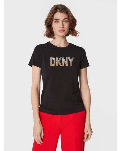 DKNY T-Shirt P2Mh7Omq Regular Fit - Rot
