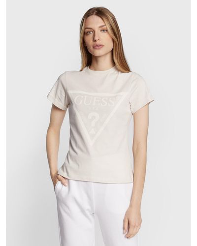 Guess T-Shirt Dianna V2Bi06 I3Z14 Regular Fit - Weiß