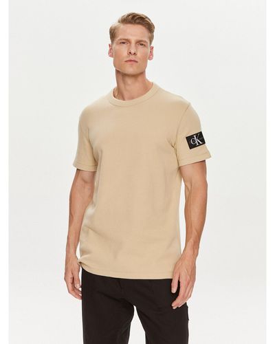 Calvin Klein T-Shirt J30J323489 Regular Fit - Natur