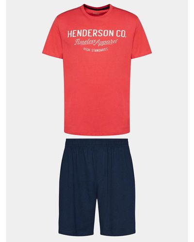 Henderson Pyjama 41286 Regular Fit - Rot