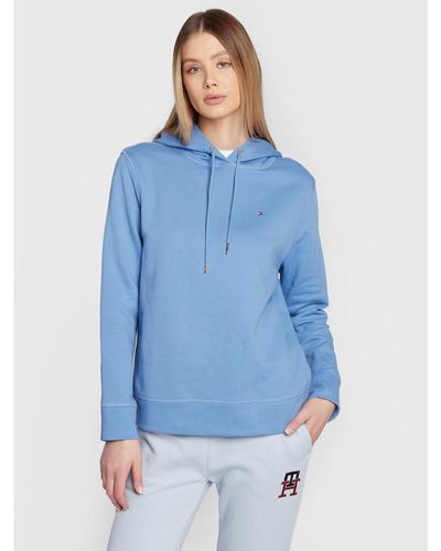 Tommy Hilfiger Sweatshirt Ww0Ww32206 Regular Fit - Blau