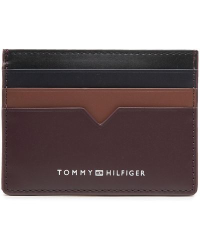 Tommy Hilfiger Kreditkartenetui Th Modern Leather Cc Holder Am0Am10616 0Gz - Lila