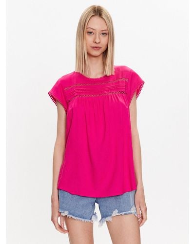Vero Moda Bluse Debbie 10247943 Relaxed Fit - Pink