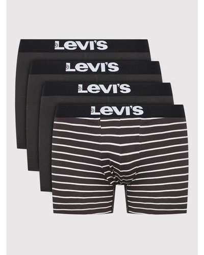 Levi's Levi' 4Er-Set Boxershorts 37149-0479 Weiß - Schwarz