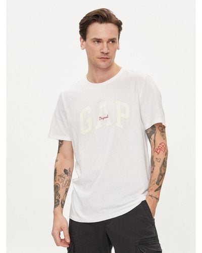 Gap T-Shirt 471777-08 Weiß Regular Fit