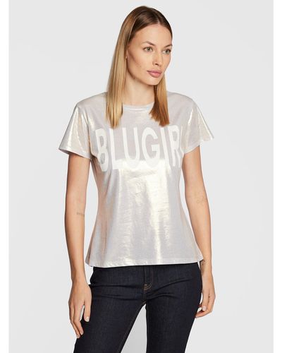Blugirl Blumarine T-Shirt Rf2213-J6559 Regular Fit - Weiß