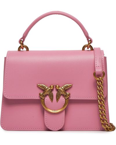 Pinko Handtasche Love One Top Handle Mini Light Pe 24 Pltt 100071 A0F1 - Pink