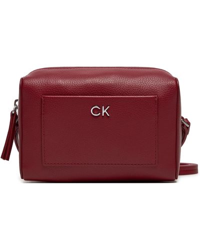 Calvin Klein Handtasche Ck Daily Camera Bag Pebble K60K612274 - Rot