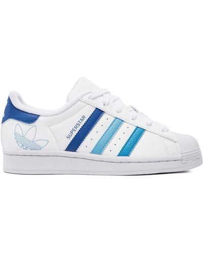 adidas Sneakers Superstar Kids If3571 Weiß - Blau