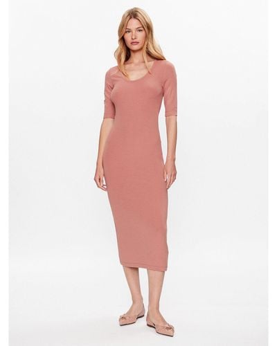 Calvin Klein Kleid Für Den Alltag K20K205752 Slim Fit - Rot